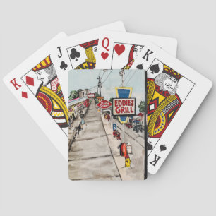 Cartas de juego "Geneva-On-Lake Street View"