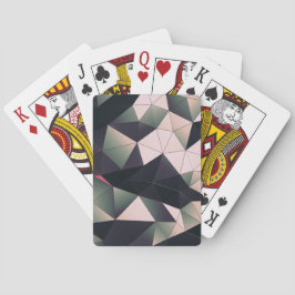 Cartas de Juego Geométricas Modernas