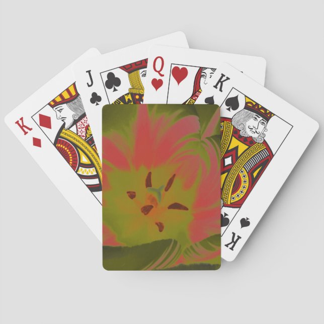 Cartas de juego Gótico Gloomy Red Tulip (Reverso)