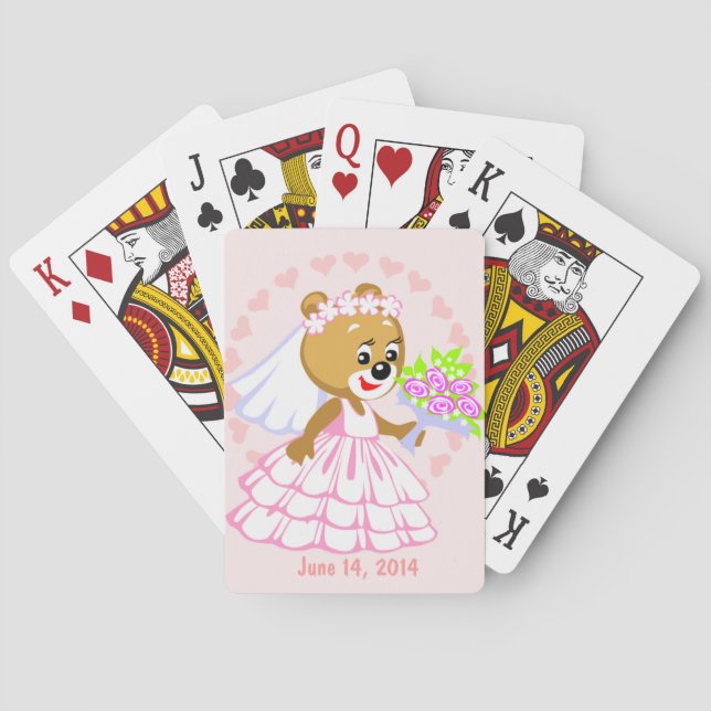 Cartas de juego gráficas para novias (Reverso)