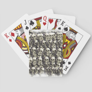 Cartas de juego - Halloween - Calaveras en los crá