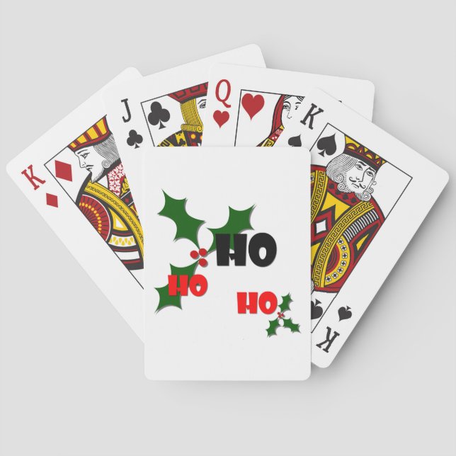 Cartas de juego Ho Ho Ho Ho Ho Ho Mistletoe (Reverso)