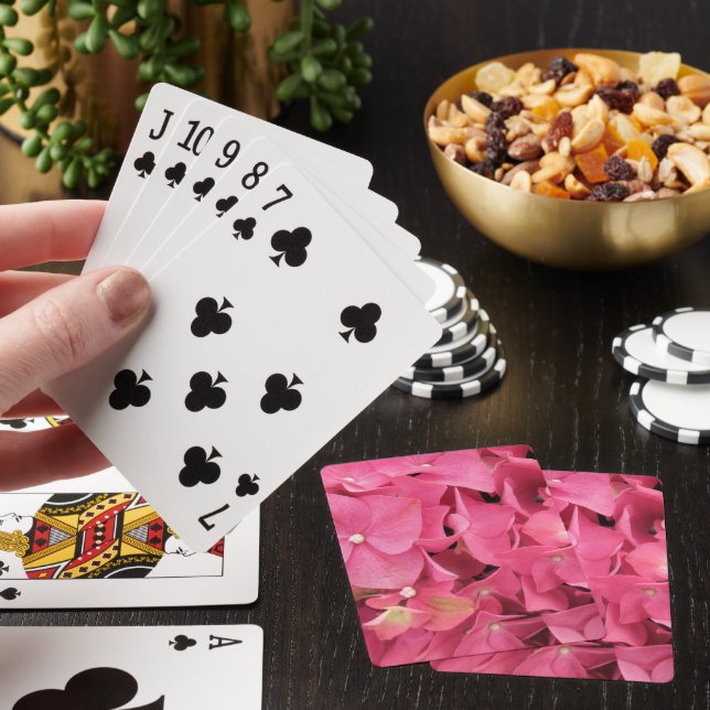 Cartas de juego - Hydrangea rosa oscura (In Situ)