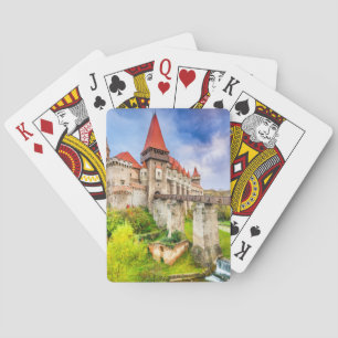 Cartas de juego, índice estándar enfrenta castillo
