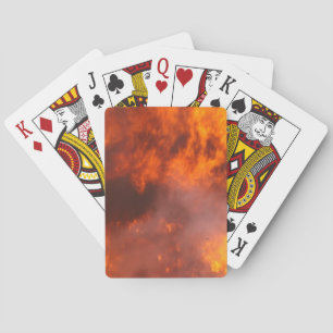 Cartas de juego inflamables