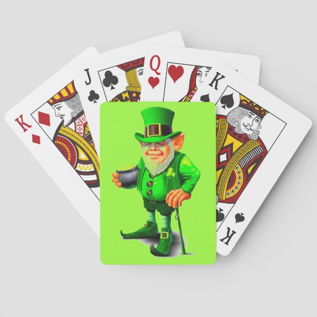 cartas de juego IRLANDA LEPRECHAUN (Reverso)