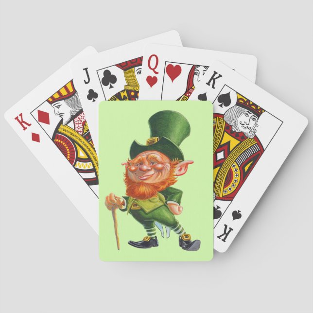 cartas de juego IRLANDA LEPRECHAUN (Reverso)