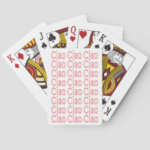 Cartas de juego italianas de Ciao