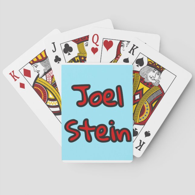 Cartas de juego Joel Stein (Reverso)