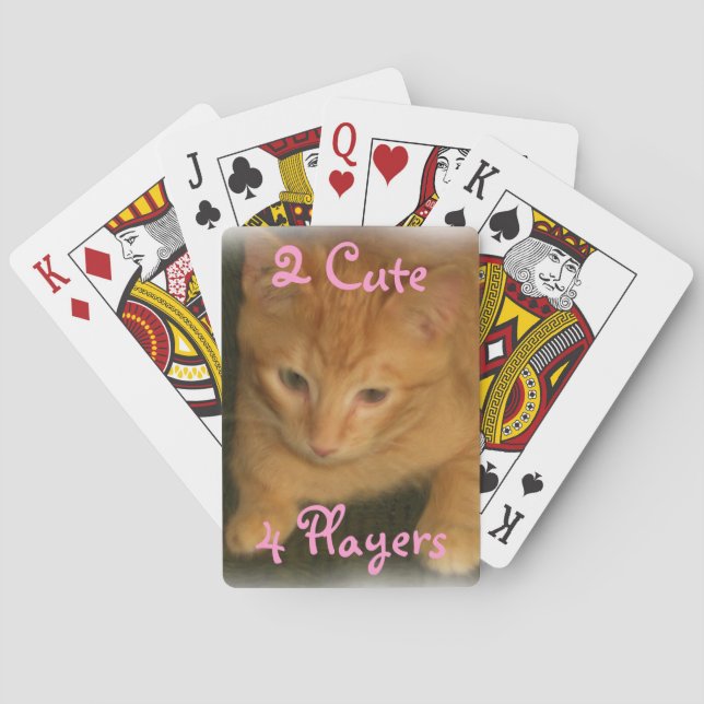 Cartas de juego Kitty "2 jugadores cúpulos 4" (Reverso)