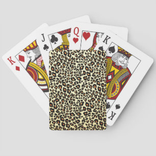Cartas de juego Leopard Print Poker