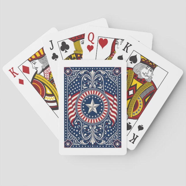 Cartas de juego Liberty & Lore US (Reverso)