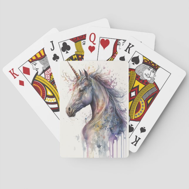 Cartas de juego mágicas de unicornio (Reverso)