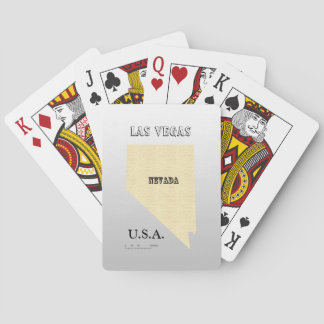 Cartas de juego - Mapa de Nevada con tu ciudad