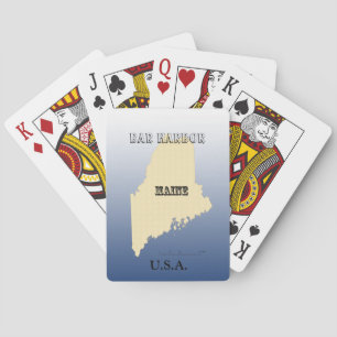 Cartas de juego - Mapa principal del estado con la