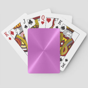 Cartas de juego metálico violeta y brillante de Gu