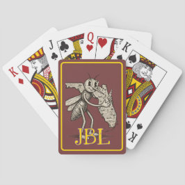 Cartas de juego monogramadas Skeeter Love Florida