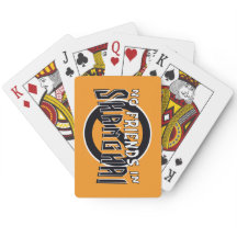 Cartas de juego naranja para Shanghai Rummy