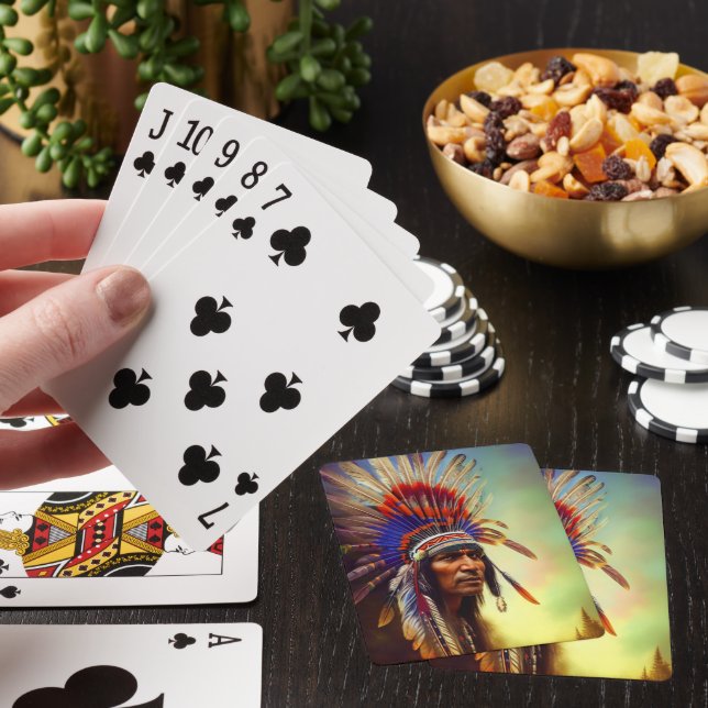 Cartas de juego nativas de Ojibwe en Estados Unido (In Situ)