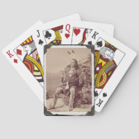 Cartas de juego nativas nativas de Ponca