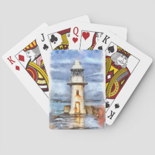 Cartas de juego náuticas de faro