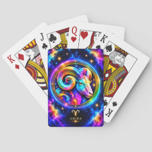 Cartas de juego Neon Aries