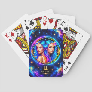 Cartas de juego Neon Gemini