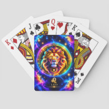 Cartas de juego Neon Leo