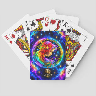 Cartas de juego Neon Virgo