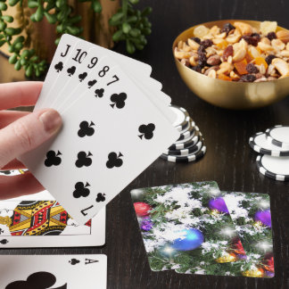 Cartas de juego - Nieve falsa y brillo para los Na