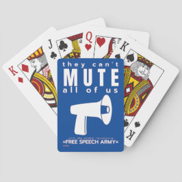 cartas de juego  "NO PUEDEN SILENCIAR..."