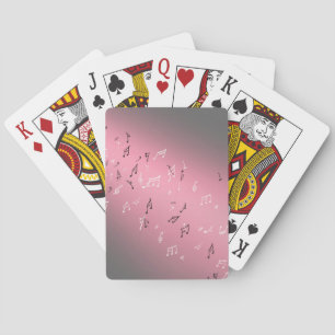 Cartas de Juego Notas Musicales bajo Luz de Luna R