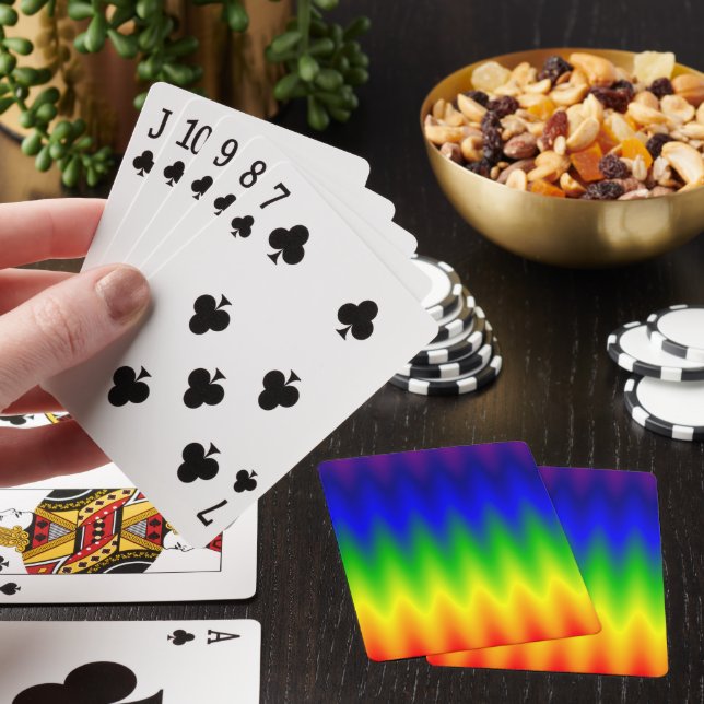 Cartas de juego - Onda arcoiris (In Situ)