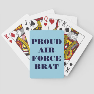 Cartas de juego Orgullosa Fuerza Aérea Brat