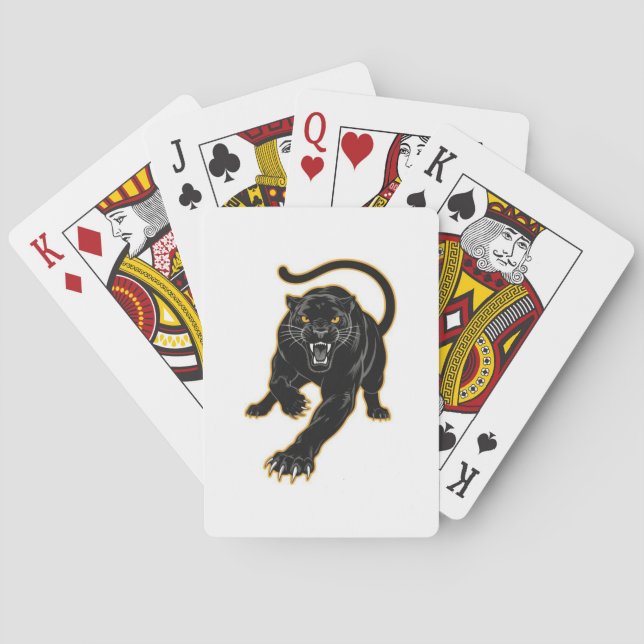 Cartas de juego Panther Spirit Luxury (Reverso)