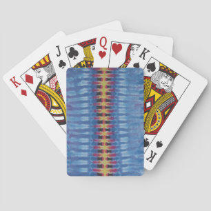 Cartas de juego para bicicleta de tintes de tira a