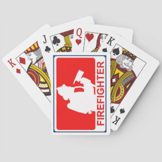 Cartas de juego para bomberos