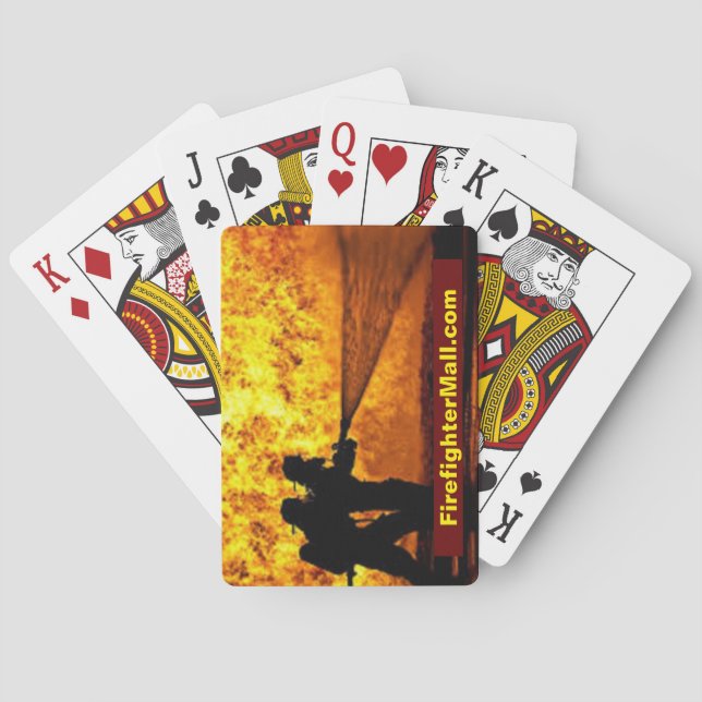 Cartas de juego para bomberos (Reverso)