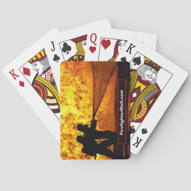 Cartas de juego para bomberos (Reverso)
