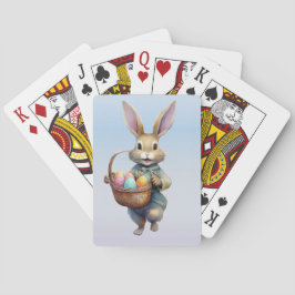 Cartas de juego para conejo de Pascua