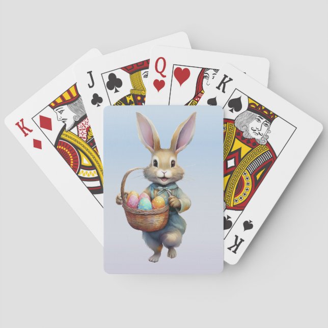 Cartas de juego para conejo de Pascua (Reverso)