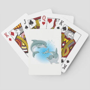 Cartas de juego para delfines