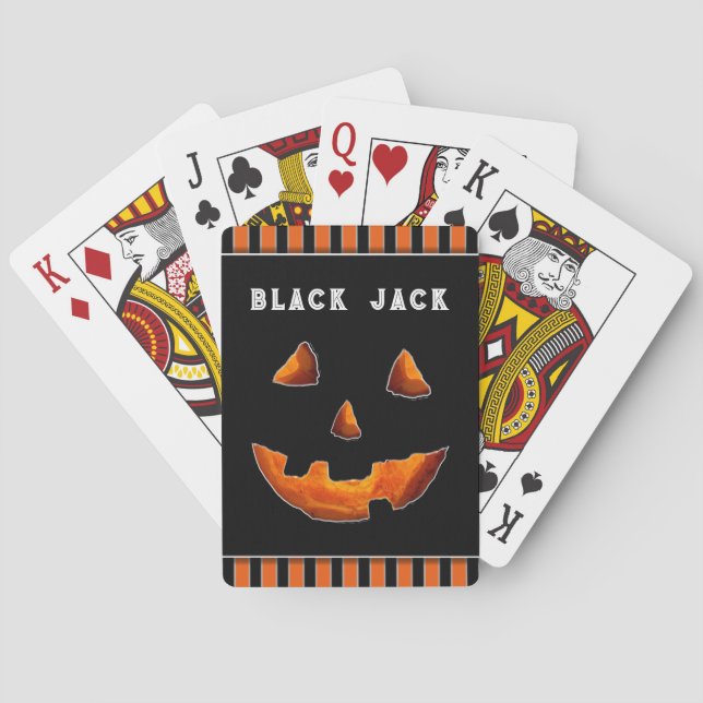Cartas de juego para fiesta de Halloween (Reverso)