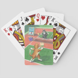 Cartas de juego para gatos de pelota