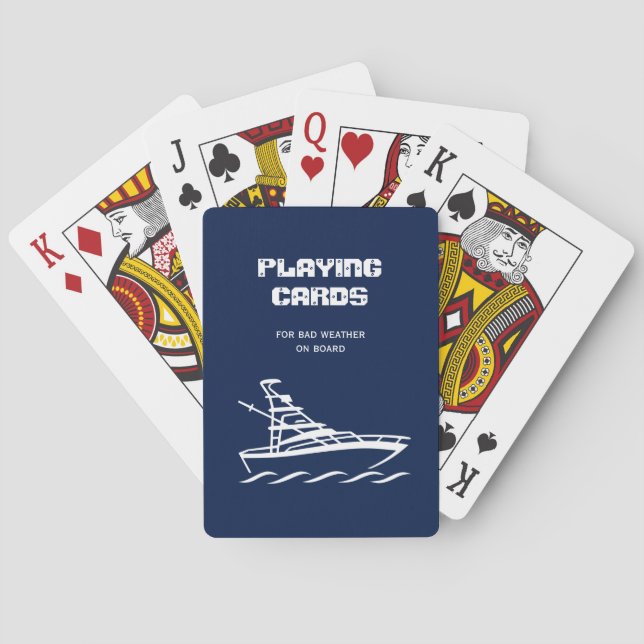 Cartas de juego para mal tiempo a bordo (Reverso)