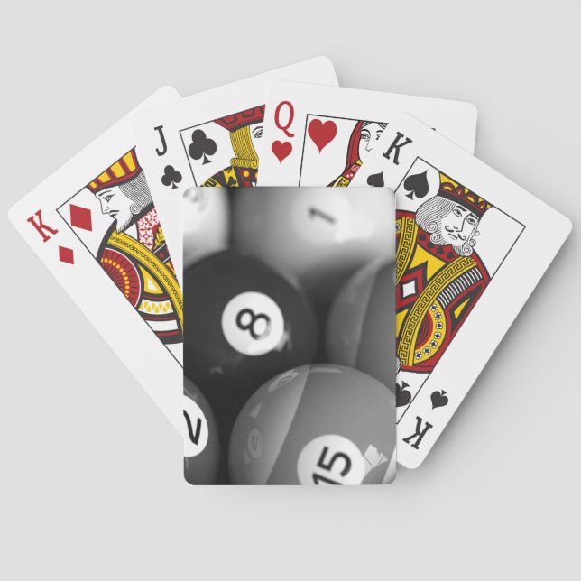 Cartas de juego para Personalizados de Billiards (Reverso)