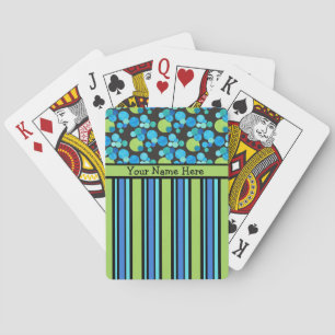 Cartas de juego para personalizados, lunas azules