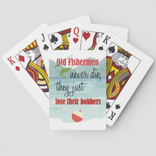Cartas de juego para pescadores