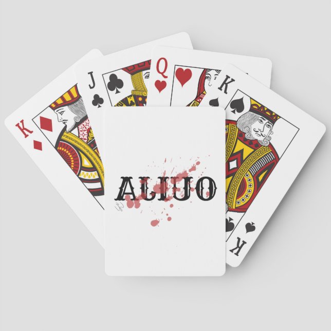Cartas de juego paranormales sangrientas, Stephen  (Reverso)