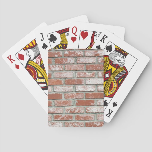 Cartas de juego - Pared de ladrillo (Reverso)